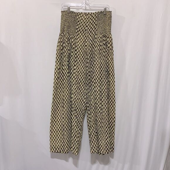 NILA Rubin Kajol Pants Hand Block Printed Pure Cotton Palazo Pants women’s L/XL - Picture 1 of 11
